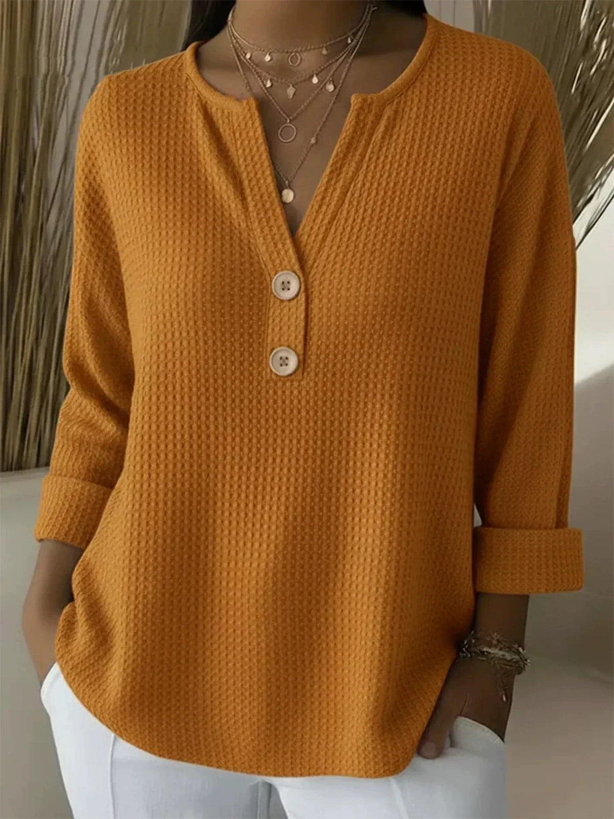 Valerie V-Neck Polo Jumper